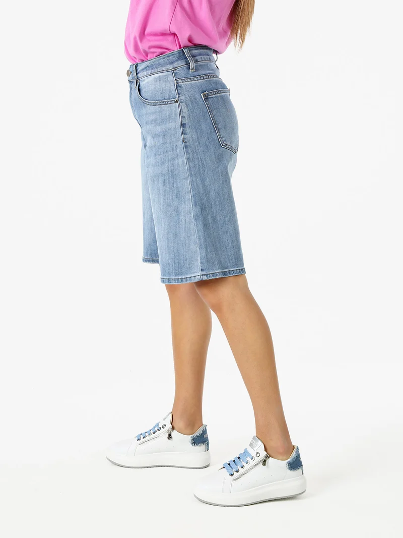 Bermuda donna in jeans - jeans