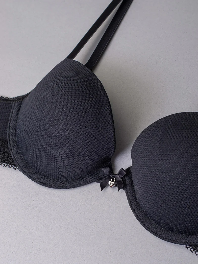 DARLING Reggiseno con coppe graduate e ferretto COPPA B - nero