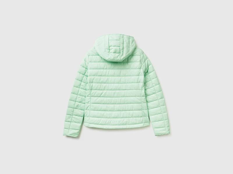 Leichte Daunenjacke mit Kapuze