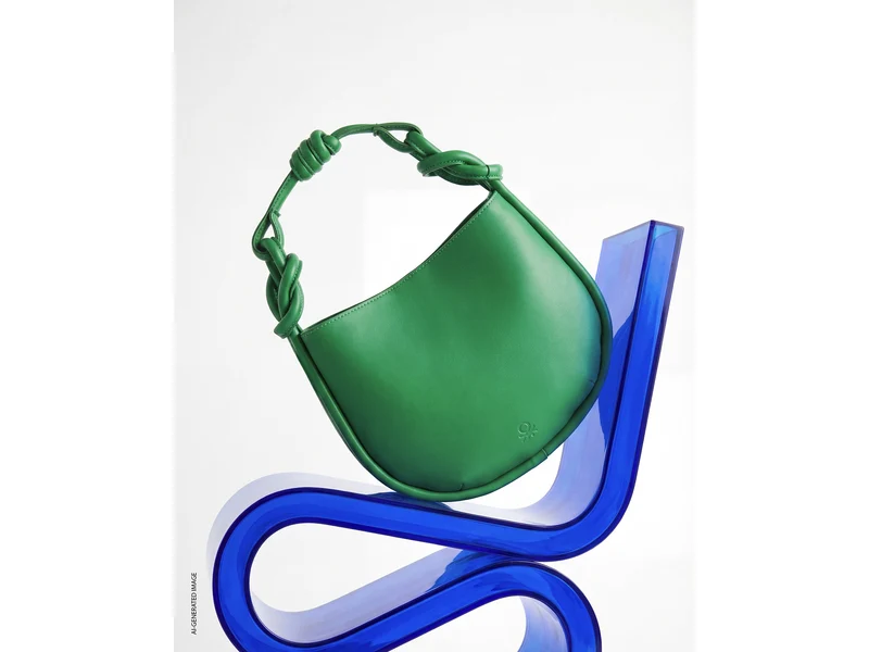 Mini-Hobo-Tasche in Grün