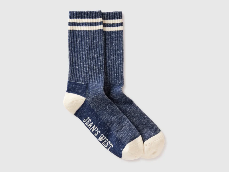 Frotteesocken bis zur Mitte der Wade