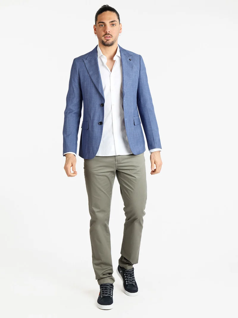 Blazer classico da uomo - blu