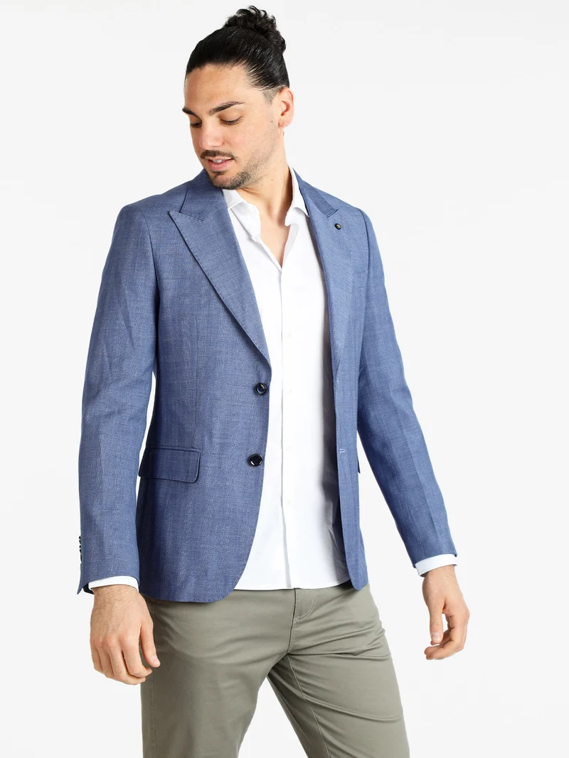 Blazer classico da uomo - blu