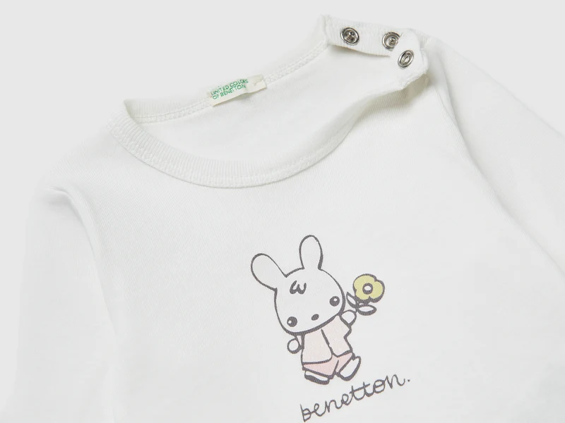 Bedrucktes T-Shirt aus Bio-Baumwolle