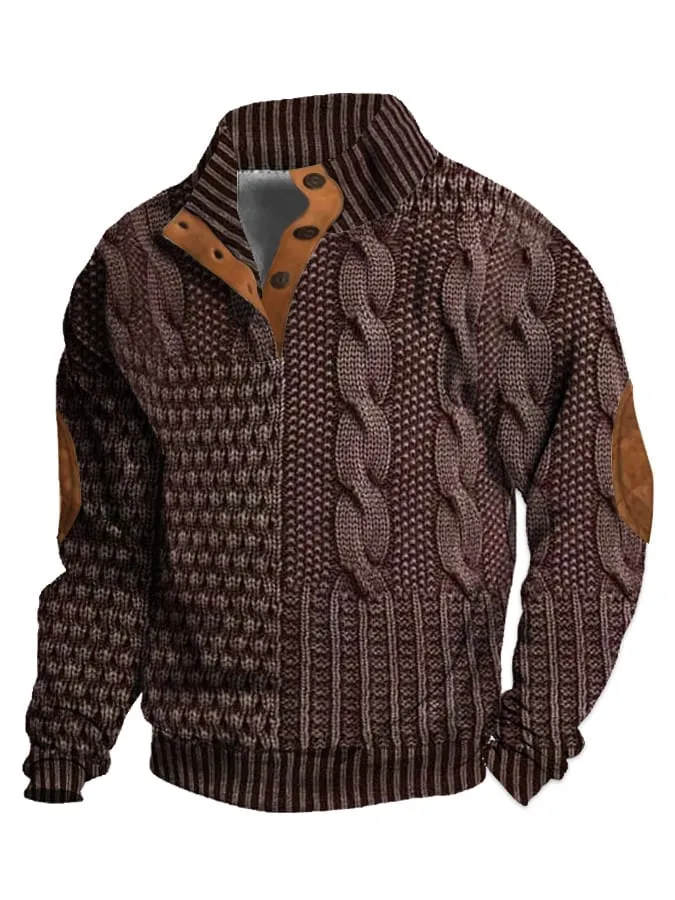Lukas™ Lässiger Strukturierten Pullover