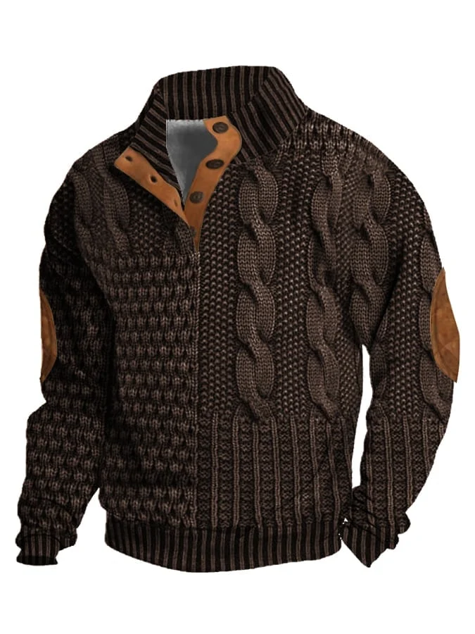 Lukas™ Lässiger Strukturierten Pullover