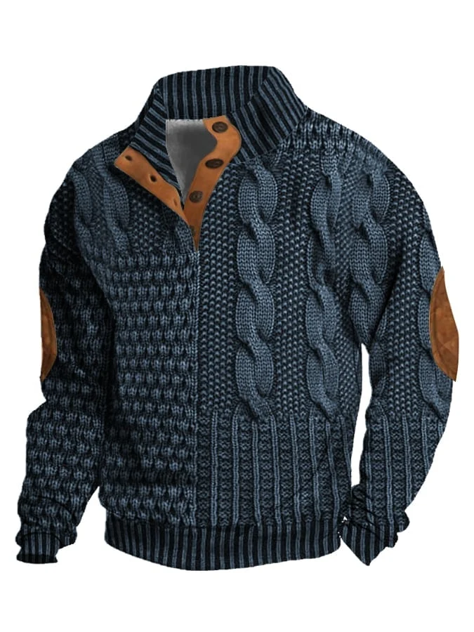 Lukas™ Lässiger Strukturierten Pullover