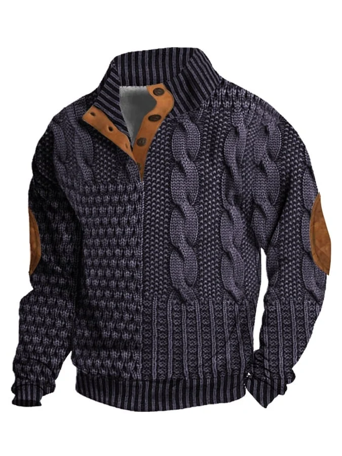 Lukas™ Lässiger Strukturierten Pullover