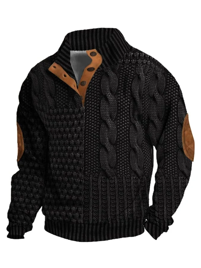 Lukas™ Lässiger Strukturierten Pullover