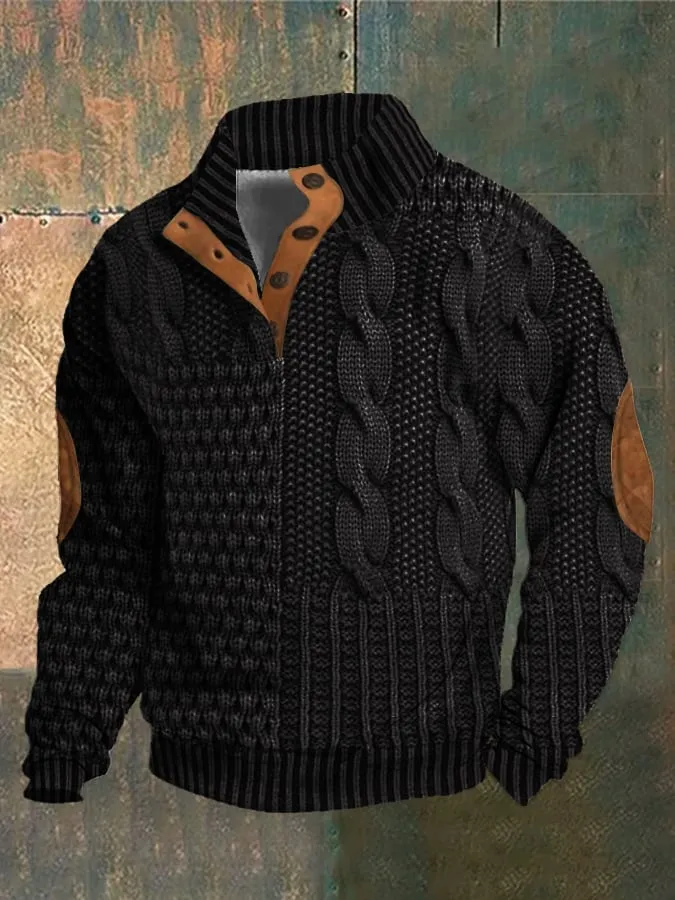 Lukas™ Lässiger Strukturierten Pullover