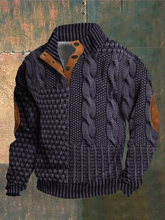 Lukas™ Lässiger Strukturierten Pullover