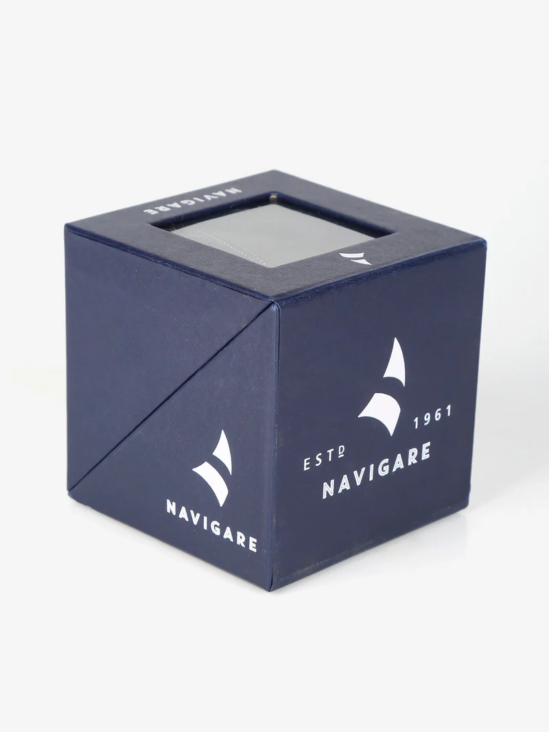Cravatta elegante a piccoli pois - blu scuro