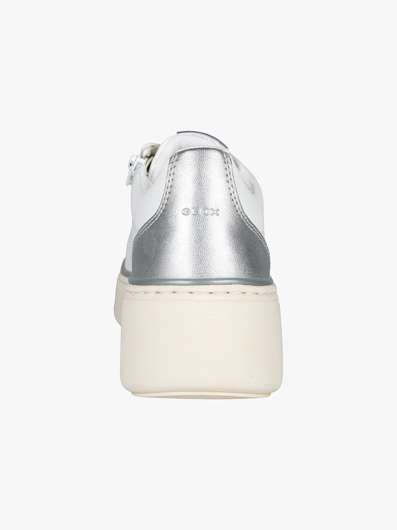 D SUNNETTY A Sneakers donna con zeppa - bianco