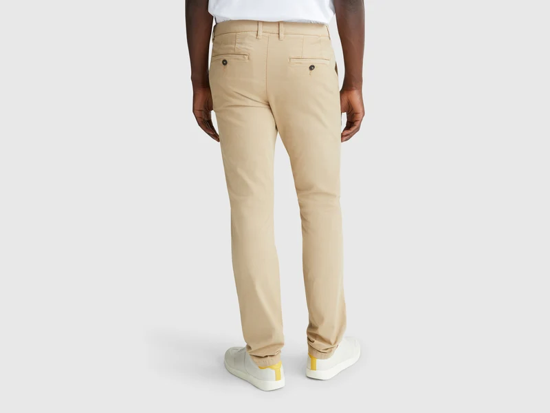 Slim Fit Chinos aus Baumwolle