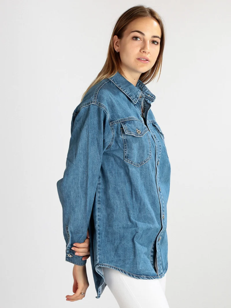 Camicia donna in jeans