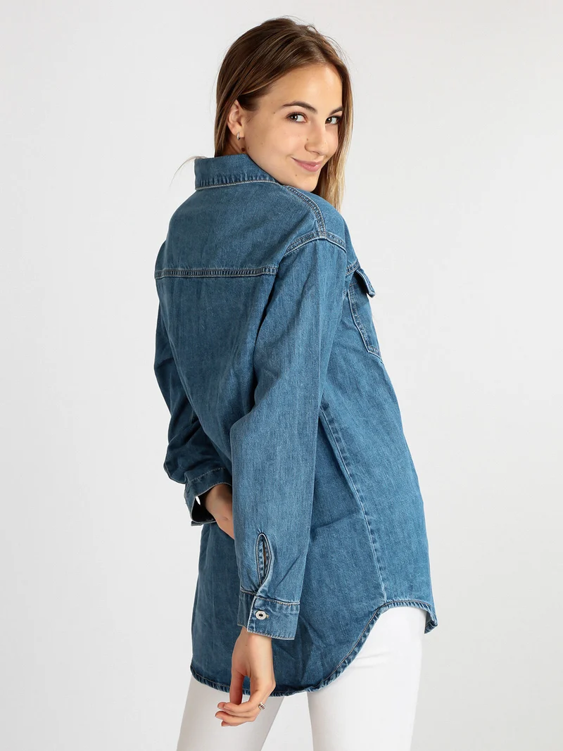 Camicia donna in jeans