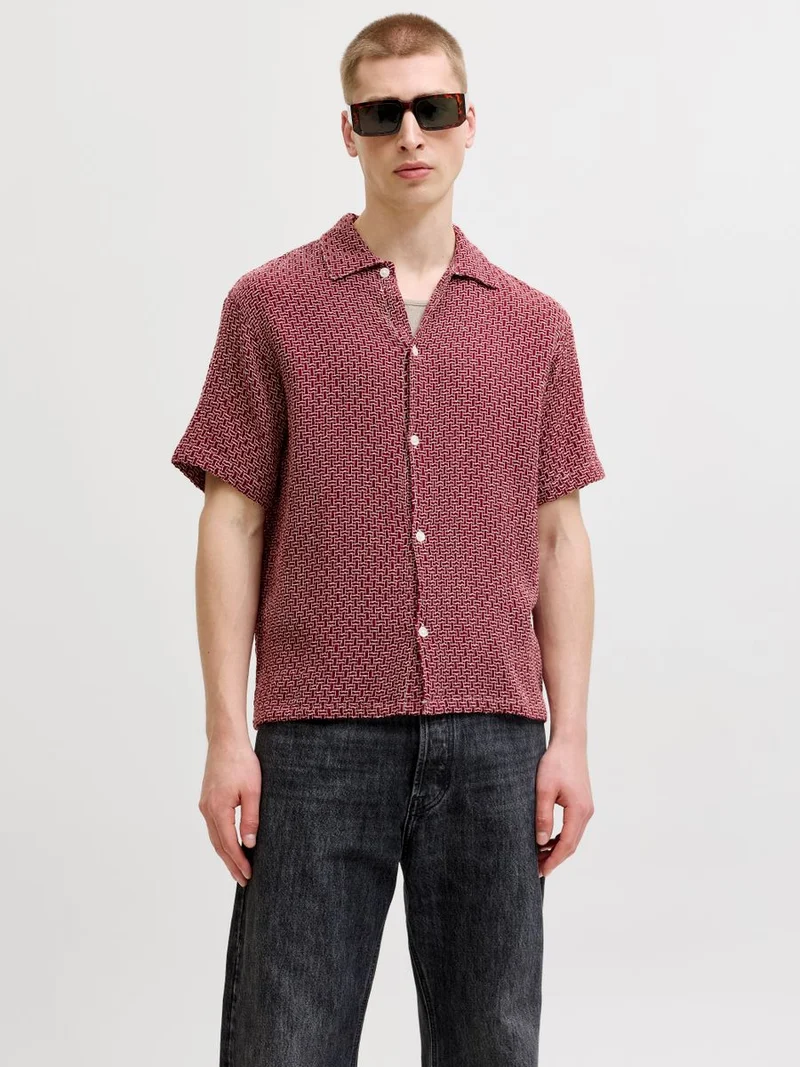 JORCASSIS DOBBY RESORT SHIRT SS SN