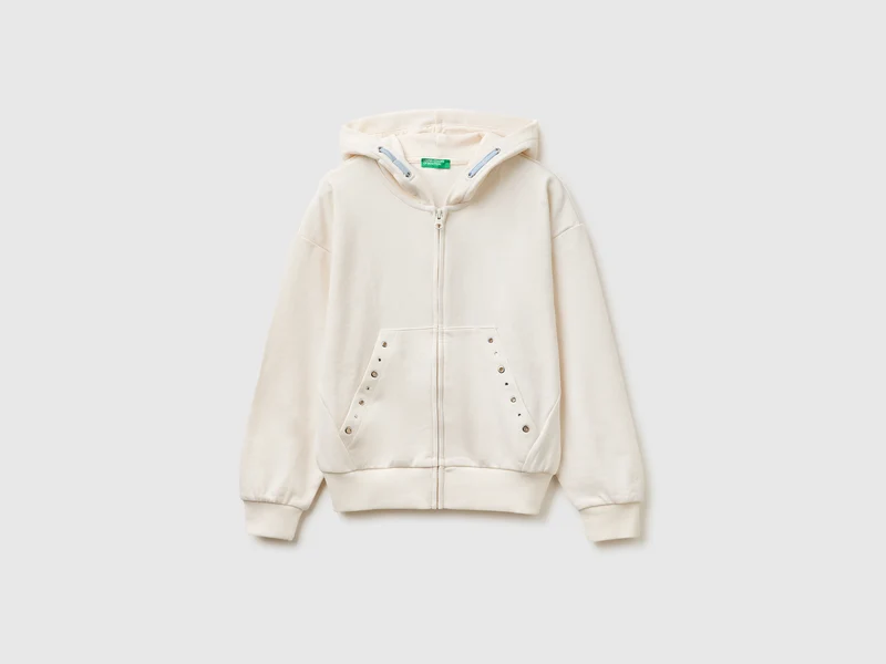 Bequemes Strass-Sweatshirt