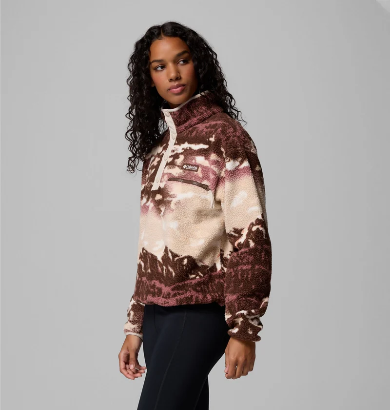 COLUMBIA Helvetia II Printed Cropped Half S Fleecejacke