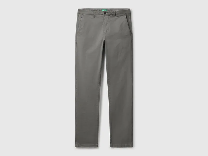 Slim Fit Chinos aus Baumwolle