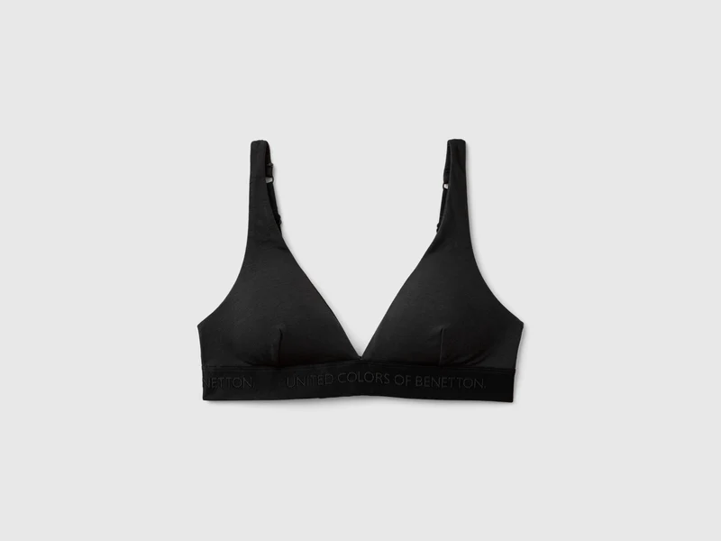 Triangel-BH aus Stretch-Baumwolle