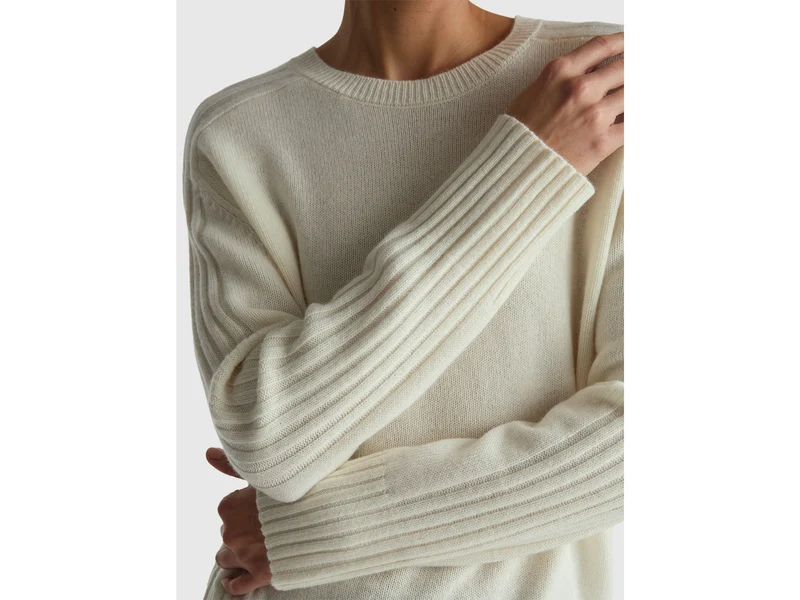 Oversize-Pullover aus reinem Kaschmir