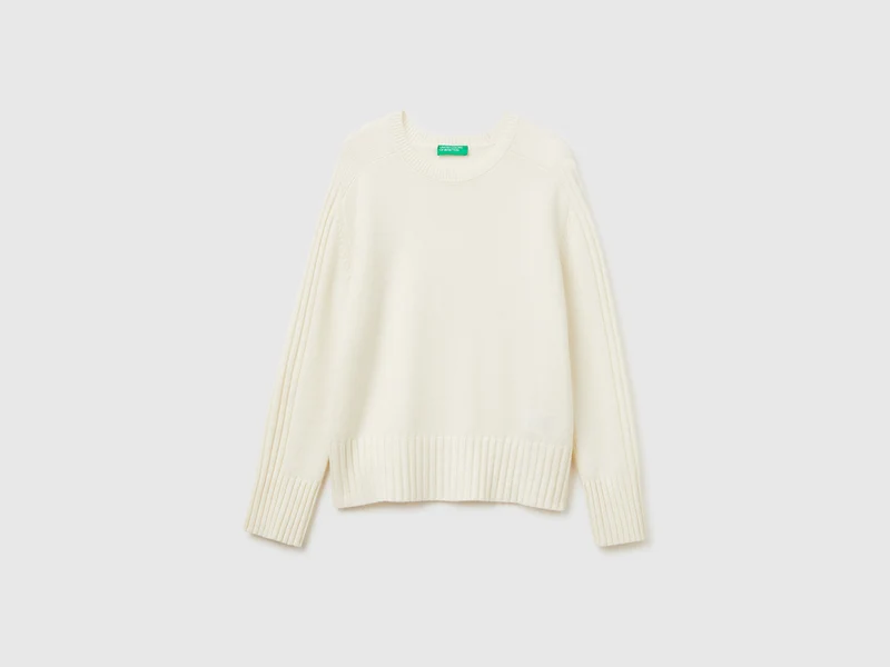 Oversize-Pullover aus reinem Kaschmir