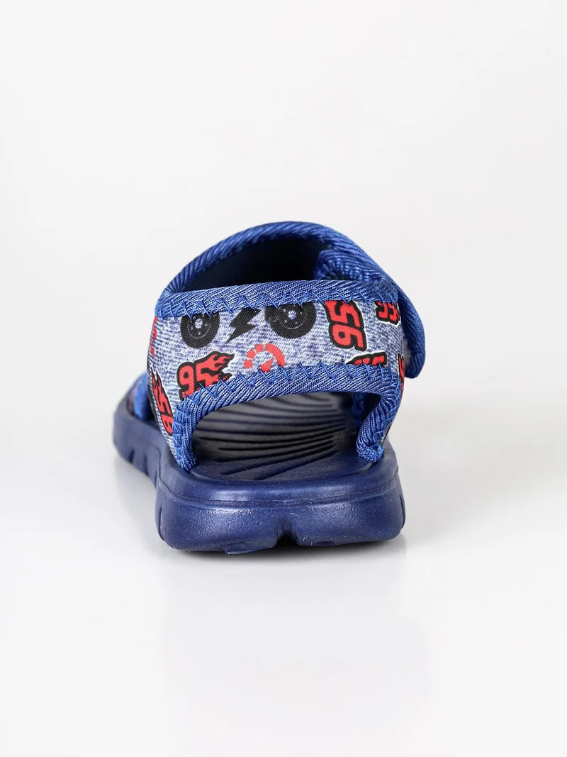 Cars sandali bambino con strappo - jeans