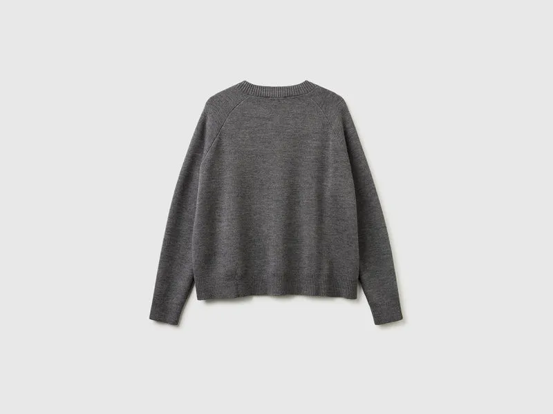 Strickjacke mit Knöpfen