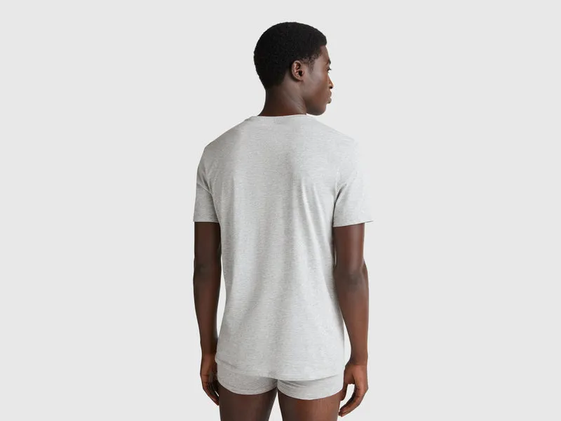 T-Shirt aus langstapeliger Baumwolle
