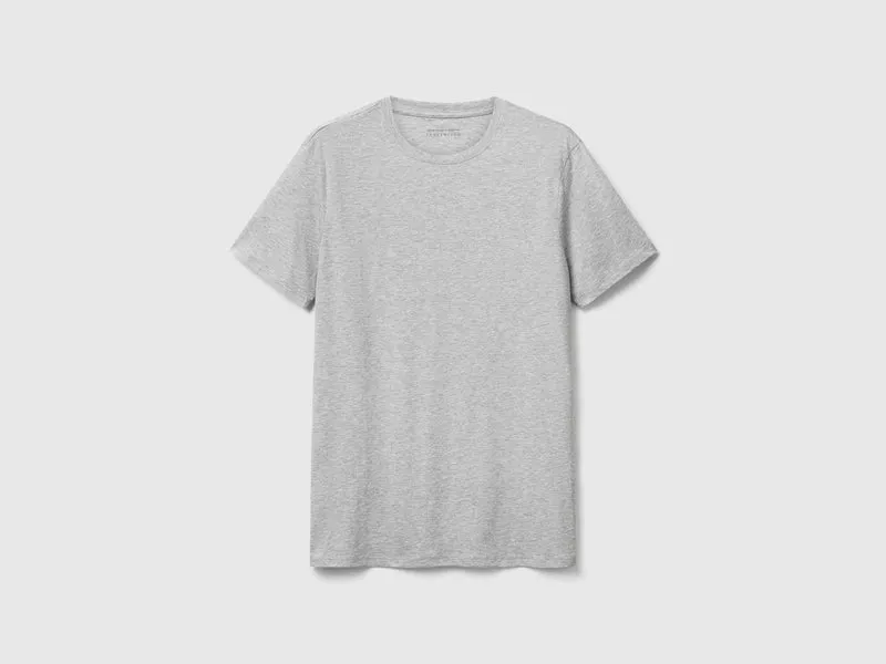 T-Shirt aus langstapeliger Baumwolle