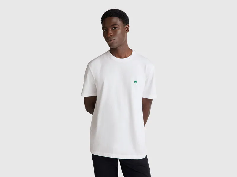 Basic-T-Shirt aus Baumwolle
