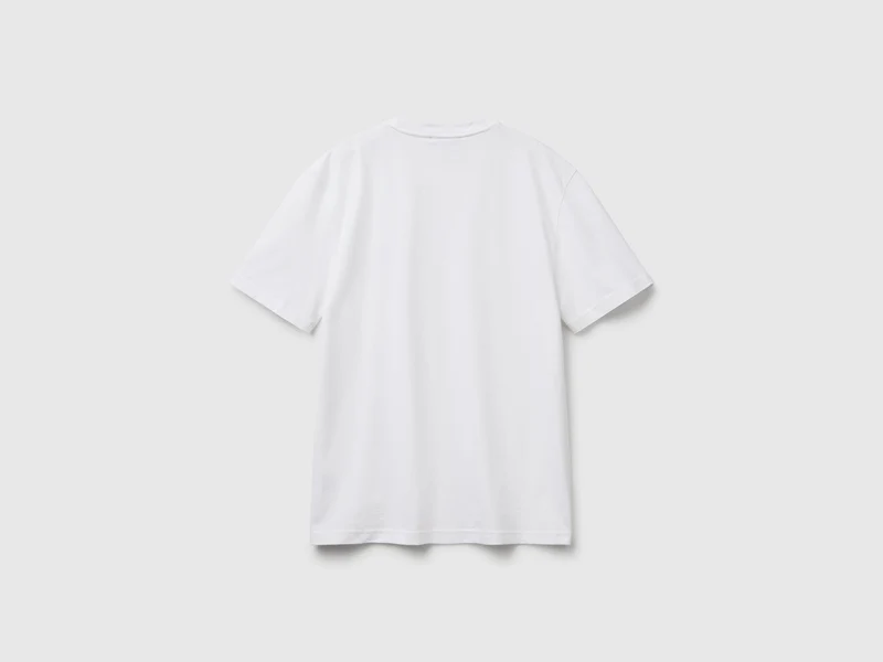 Basic-T-Shirt aus Baumwolle