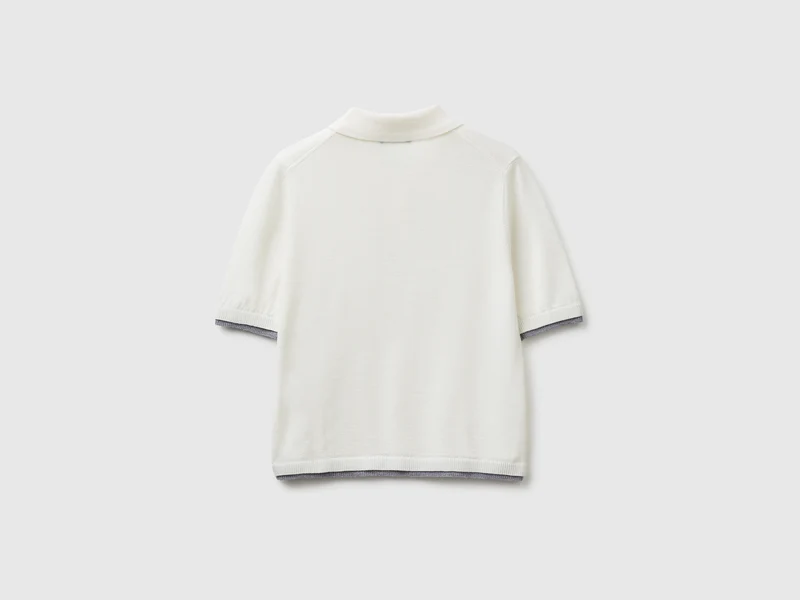 Poloshirt aus 100 % Merinowolle