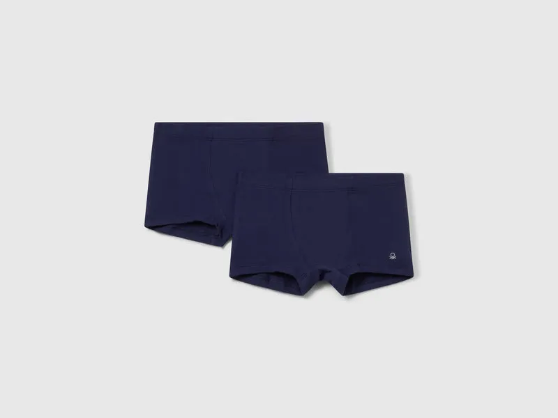 Zwei Boxershorts aus elastischer Baumwolle