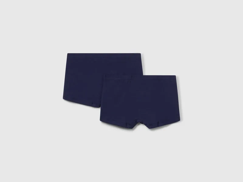 Zwei Boxershorts aus elastischer Baumwolle