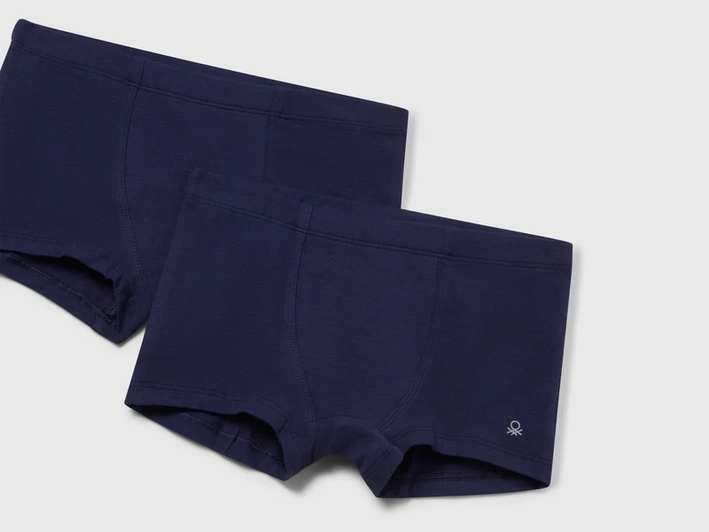 Zwei Boxershorts aus elastischer Baumwolle