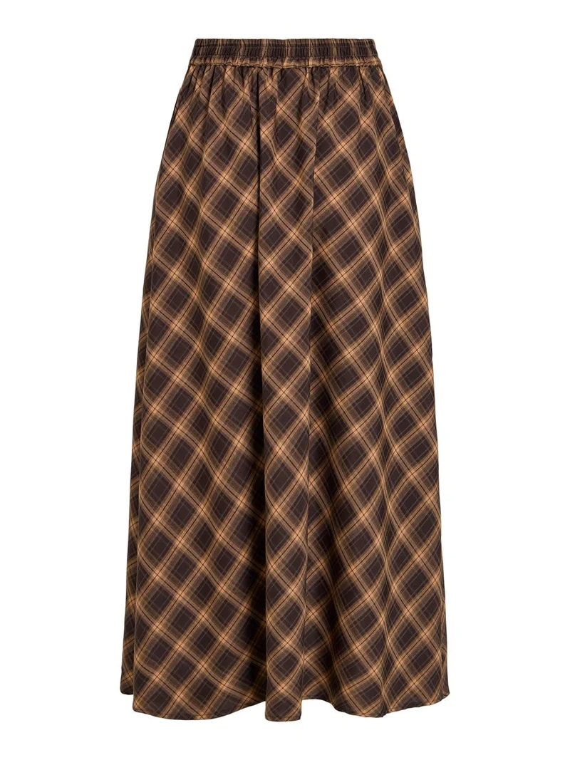 VILENE CHECK ANKLE SKIRT/SPI
