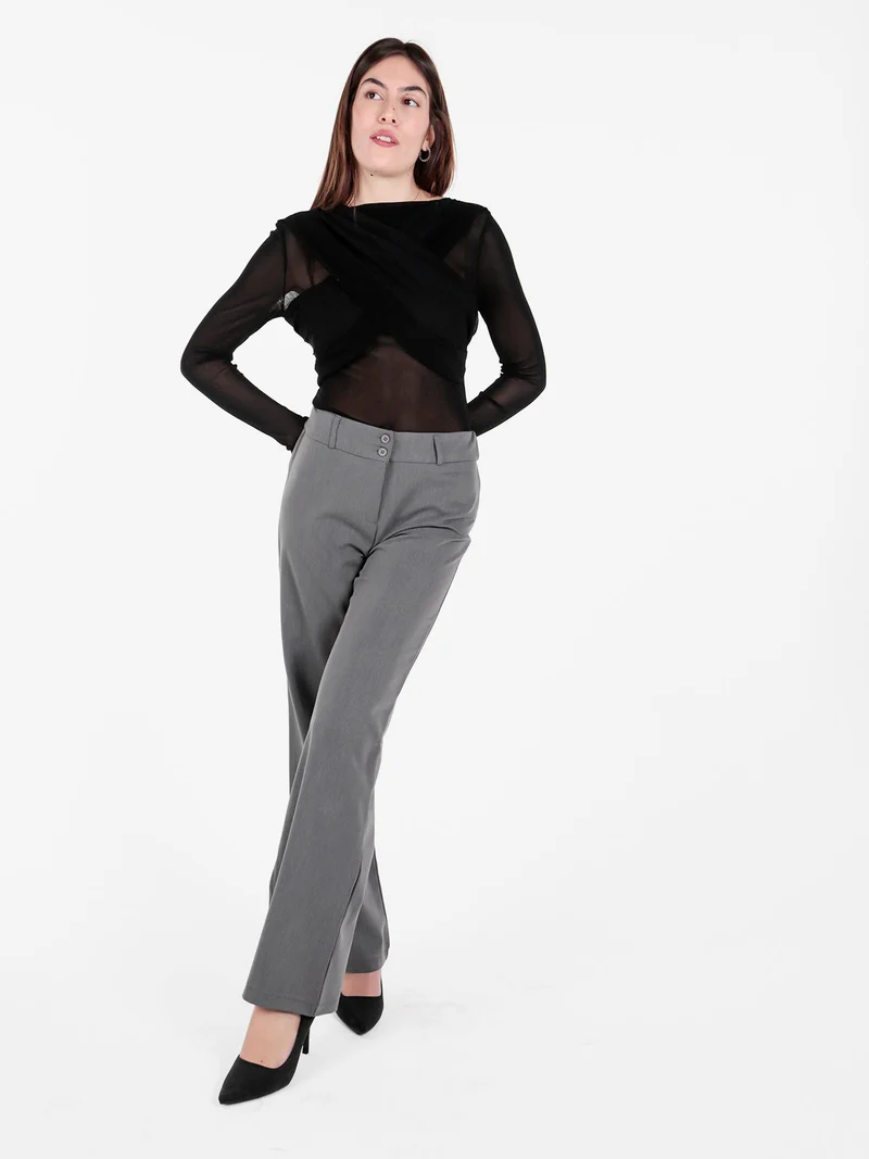 Body donna velato a maniche lunghe - nero