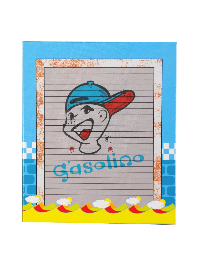 Boxer in cotone da bambino con stampe - blu