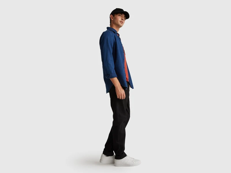 Chambray-Hemd
