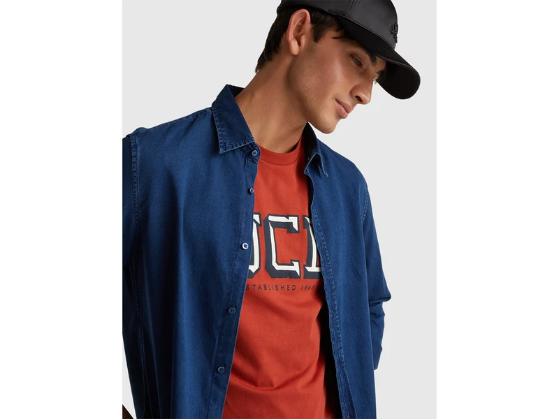Chambray-Hemd
