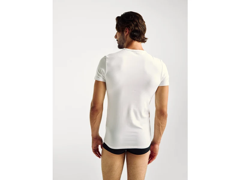 T-Shirt aus elastischer Baumwolle