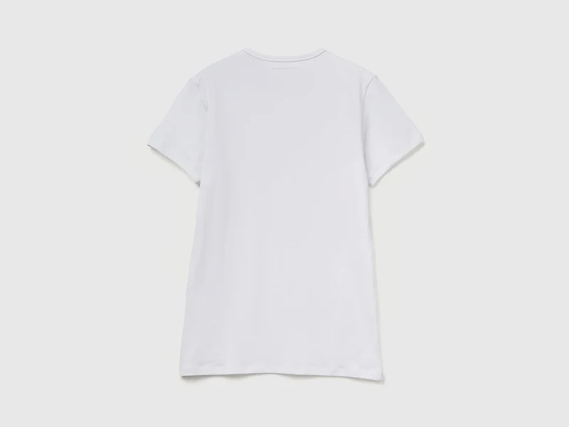 T-Shirt aus elastischer Baumwolle
