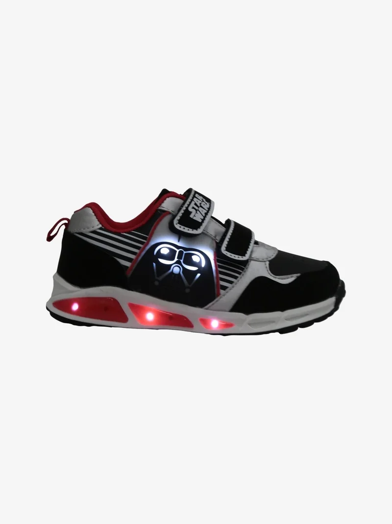 Sneakers sportive da bambino con luci - nero