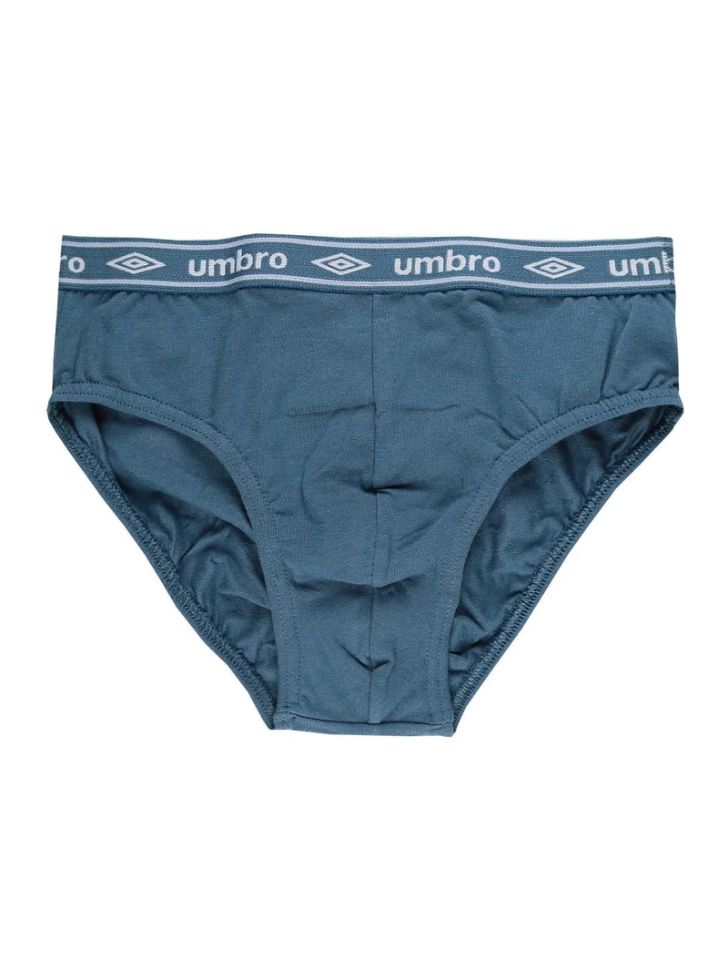 Slip in cotone elasticizzato - blu