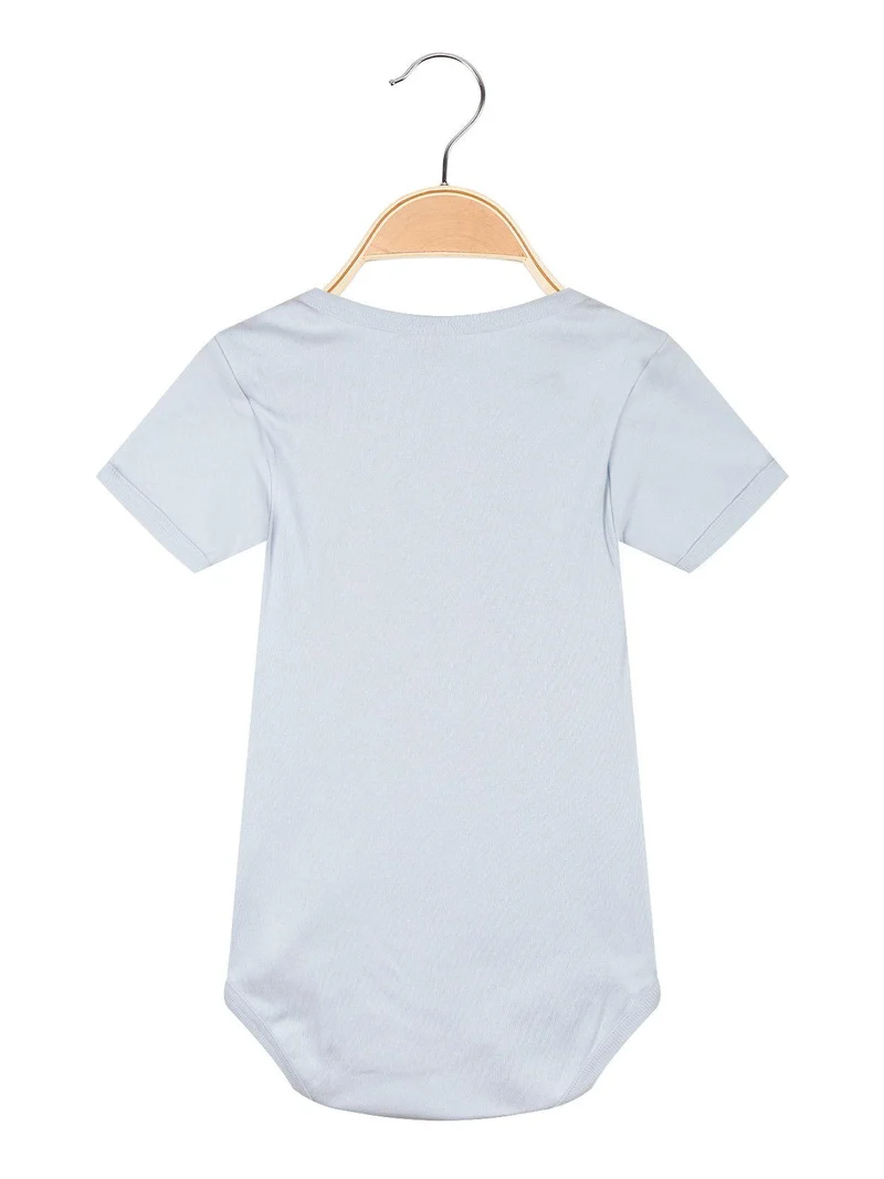Topolino body neonato manica corta - azzurro