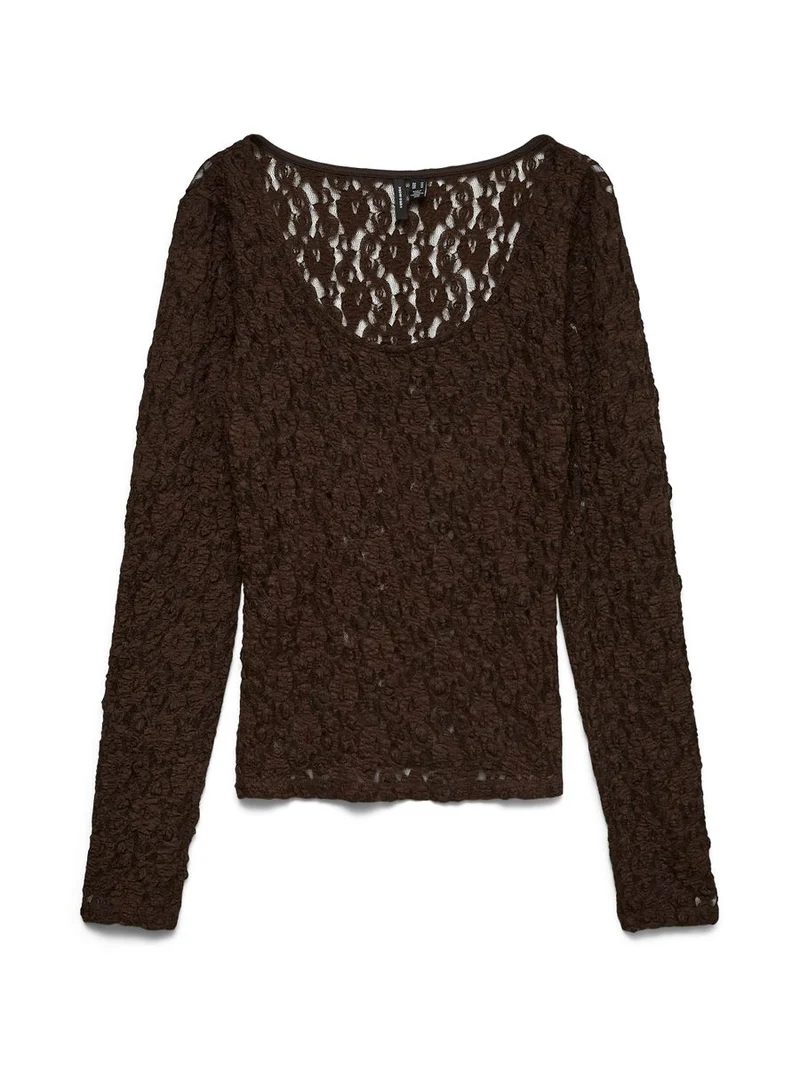 VMFLORA LS 2-WAY LACE TOP JRS NOOS