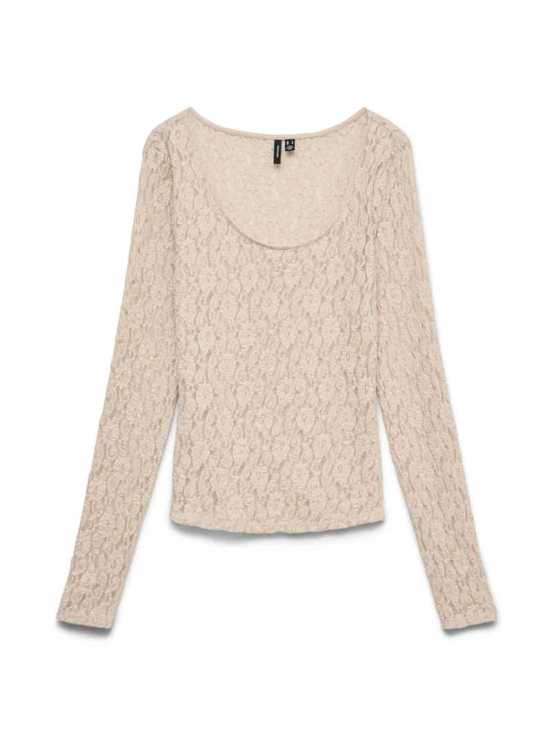 VMFLORA LS 2-WAY LACE TOP JRS NOOS