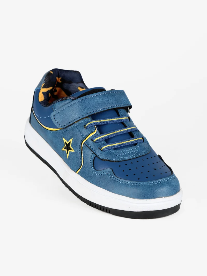 Sneakers da bambino con strappo - blu scuro